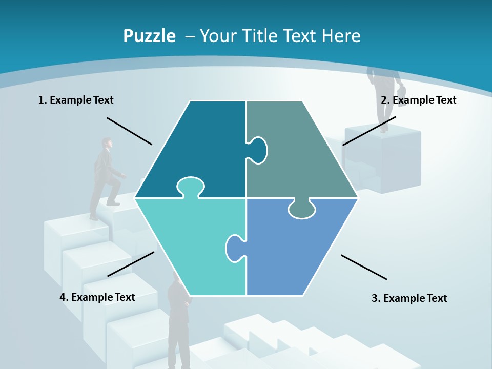 Success Challenge Man PowerPoint Template