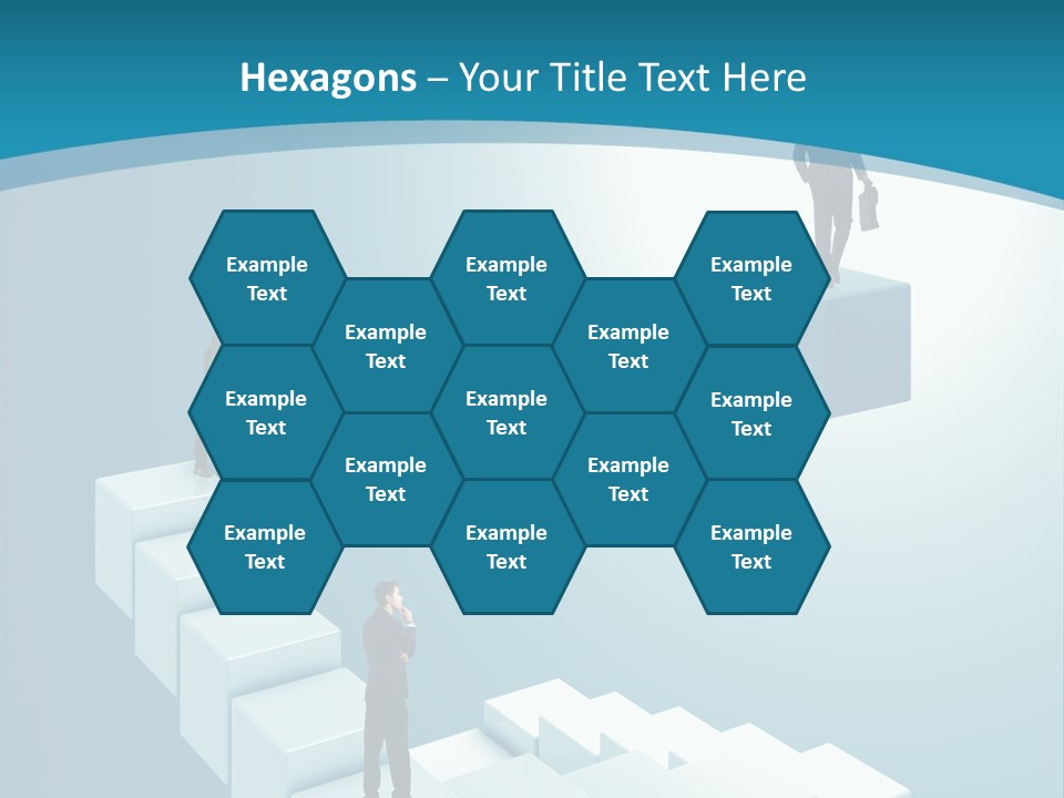Success Challenge Man PowerPoint Template