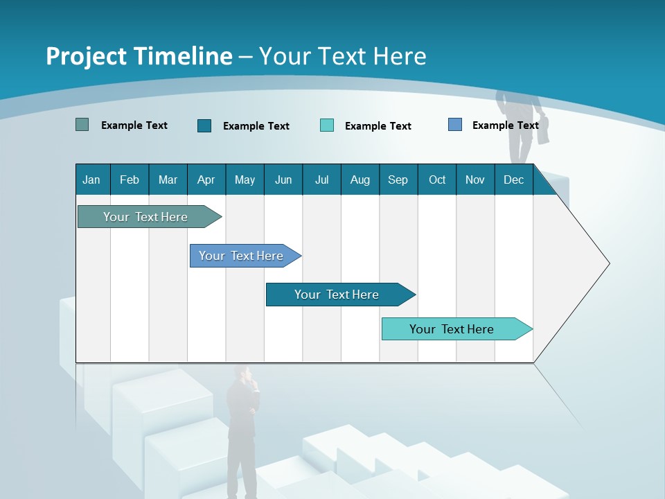 Success Challenge Man PowerPoint Template