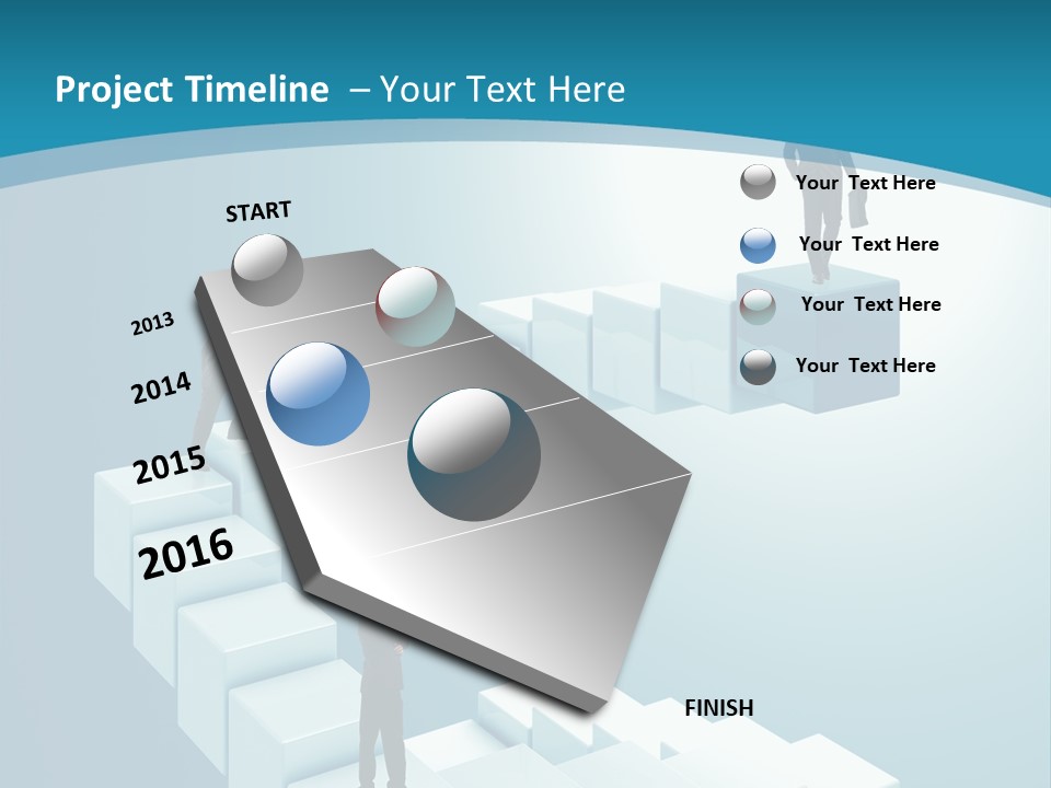 Success Challenge Man PowerPoint Template