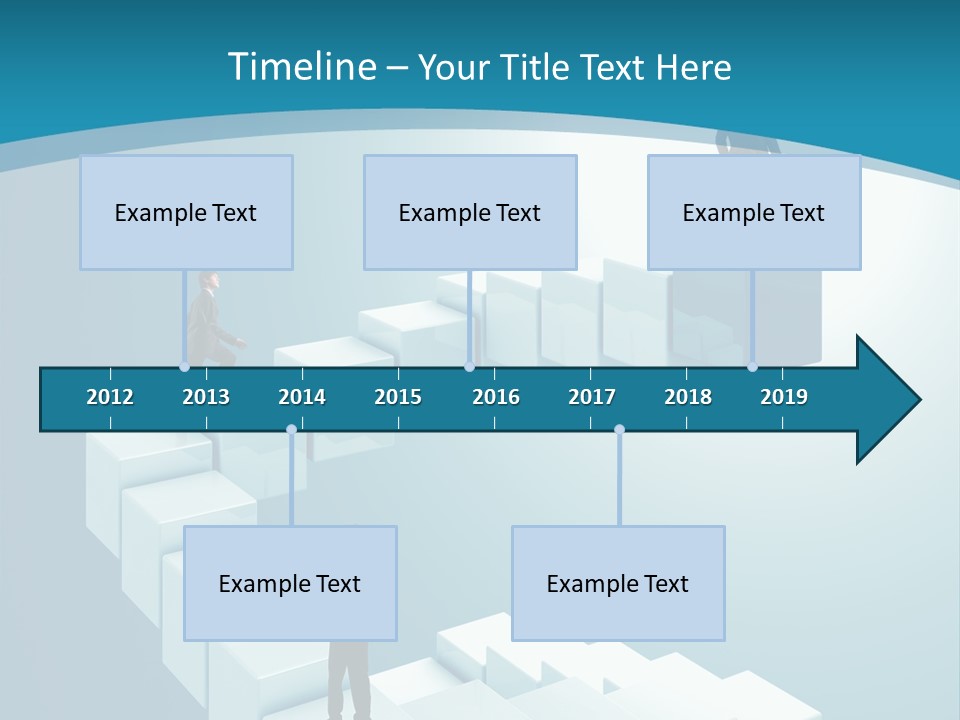 Success Challenge Man PowerPoint Template