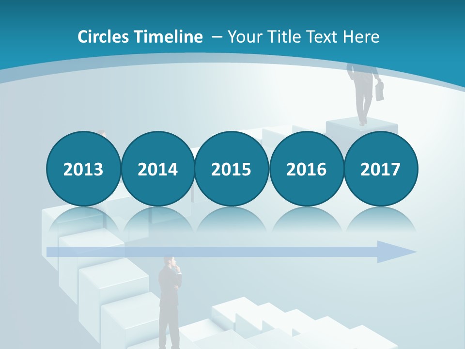 Success Challenge Man PowerPoint Template