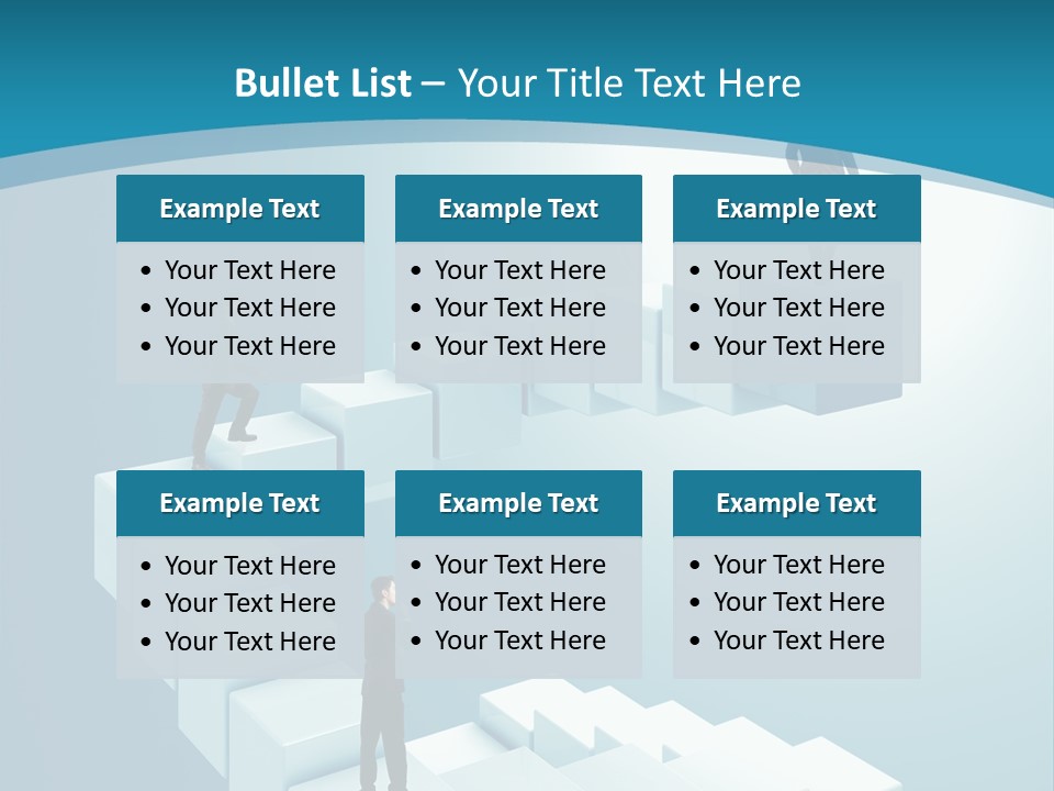 Success Challenge Man PowerPoint Template