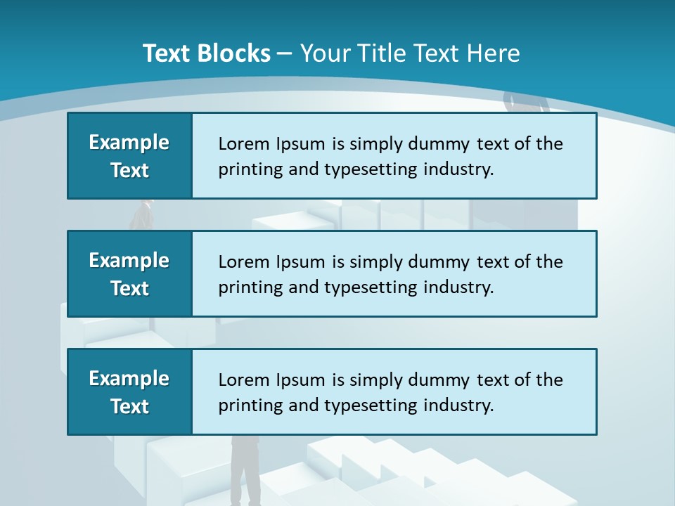 Success Challenge Man PowerPoint Template