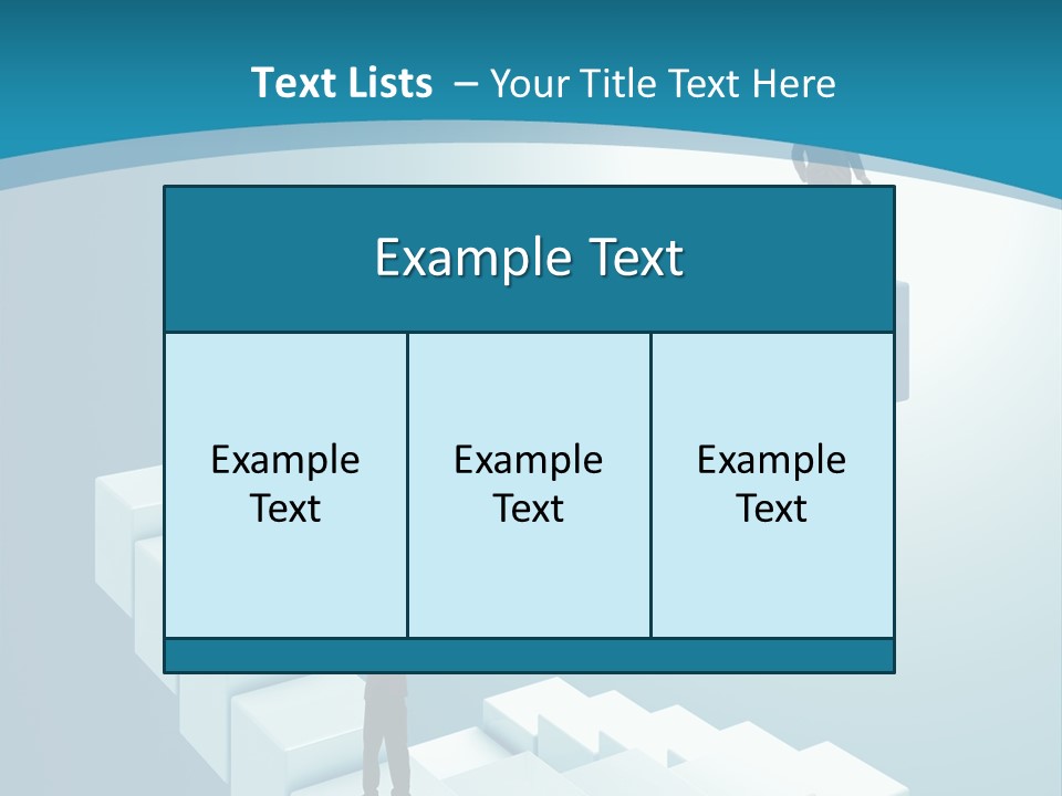 Success Challenge Man PowerPoint Template