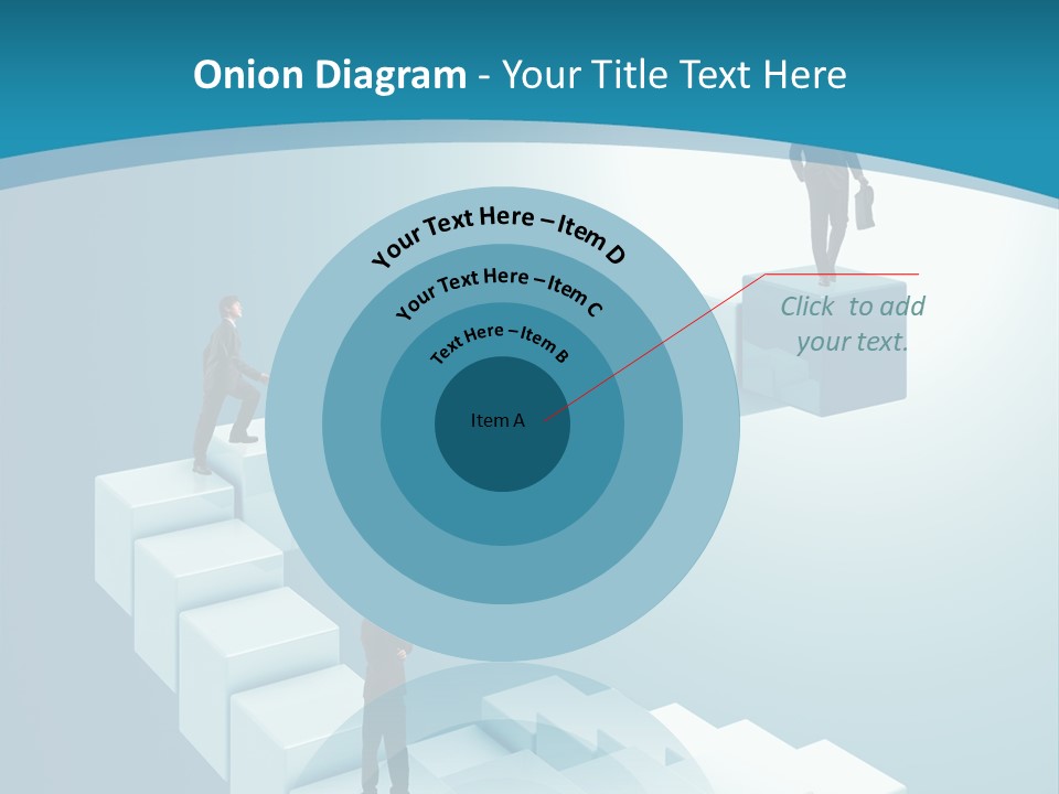 Success Challenge Man PowerPoint Template