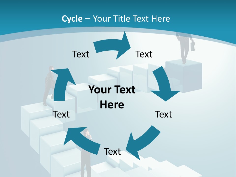 Success Challenge Man PowerPoint Template