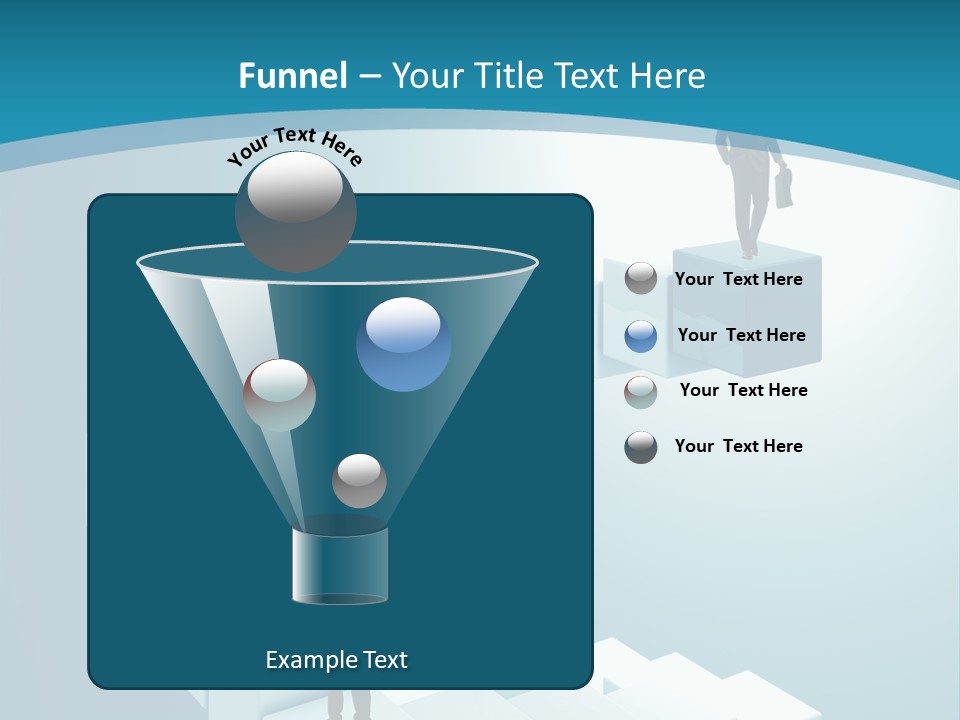 Success Challenge Man PowerPoint Template