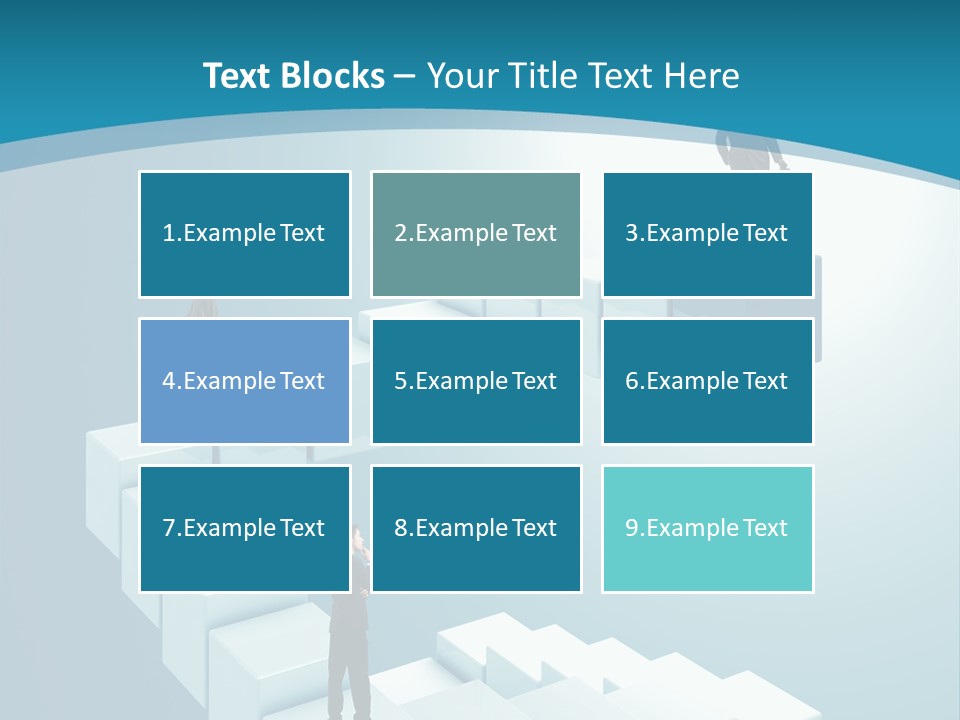 Success Challenge Man PowerPoint Template