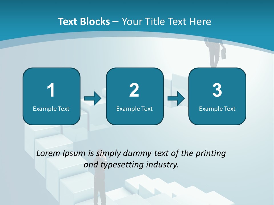 Success Challenge Man PowerPoint Template