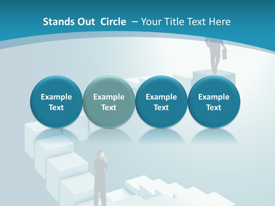 Success Challenge Man PowerPoint Template