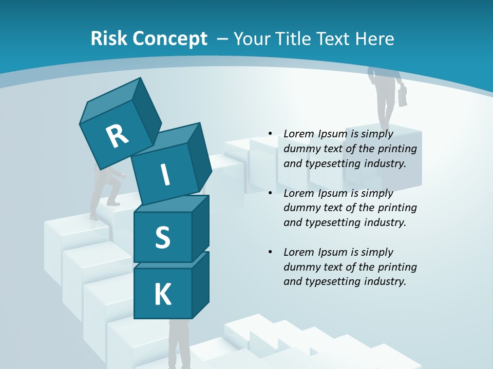 Success Challenge Man PowerPoint Template