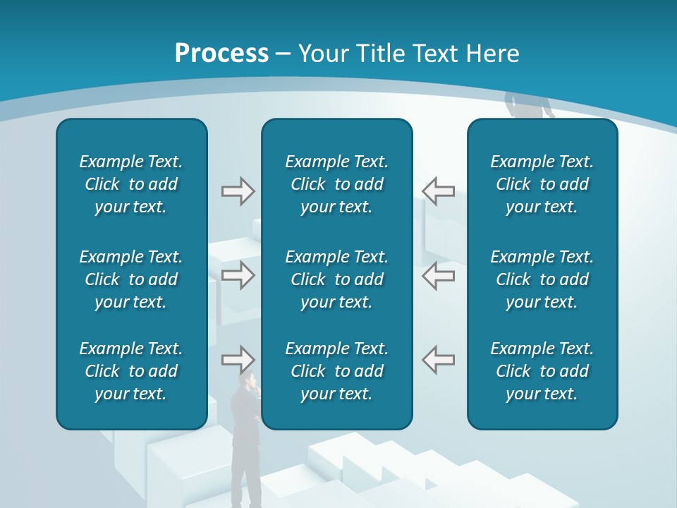 Success Challenge Man PowerPoint Template