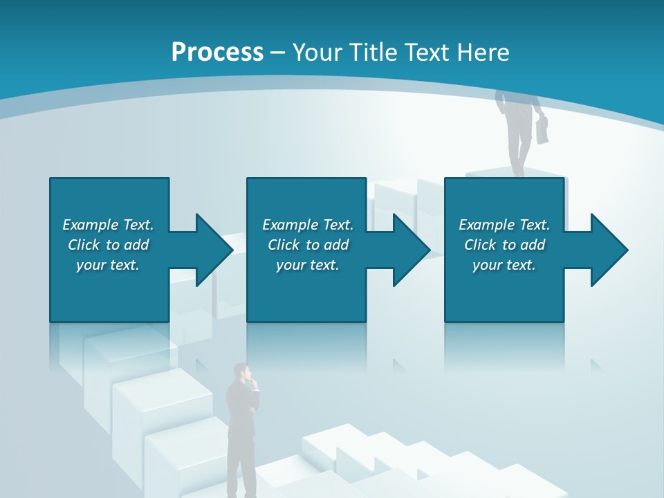 Success Challenge Man PowerPoint Template
