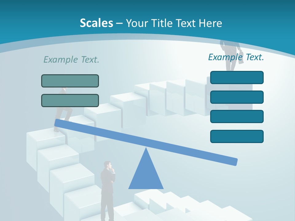 Success Challenge Man PowerPoint Template