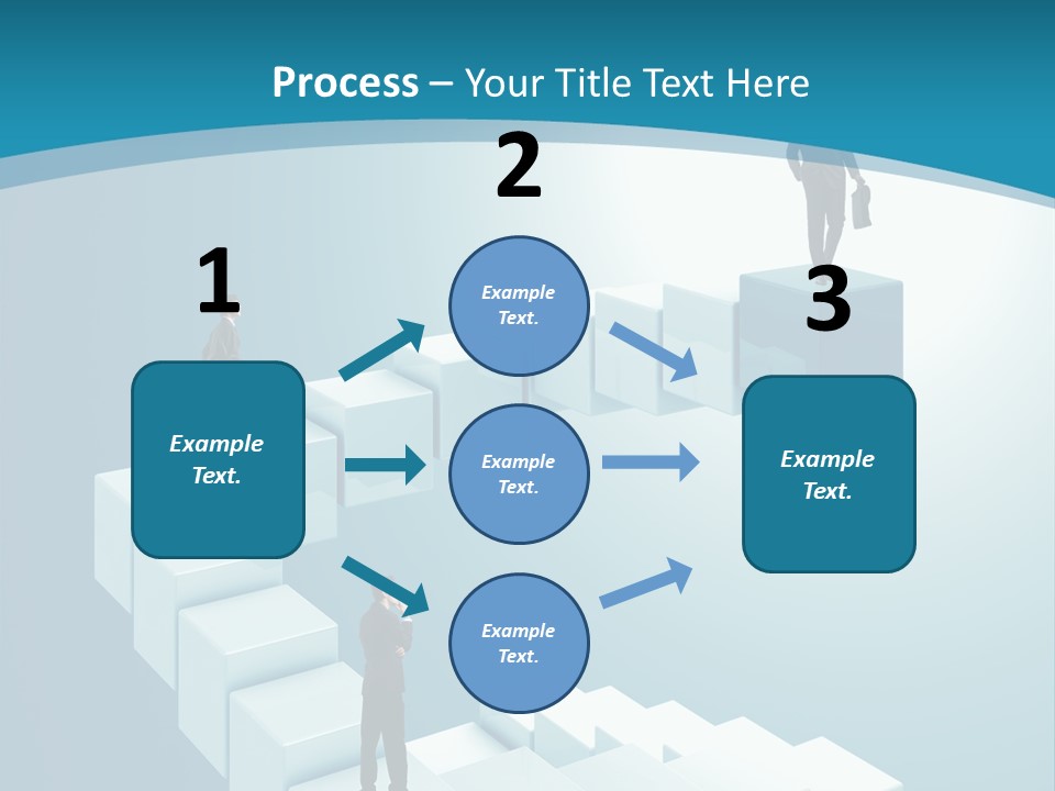 Success Challenge Man PowerPoint Template
