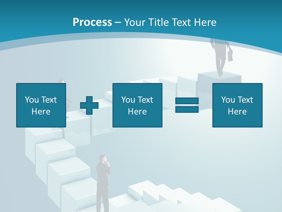 Success Challenge Man PowerPoint Template