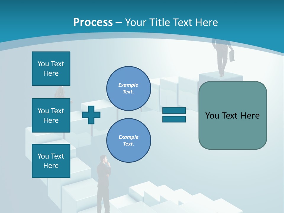 Success Challenge Man PowerPoint Template