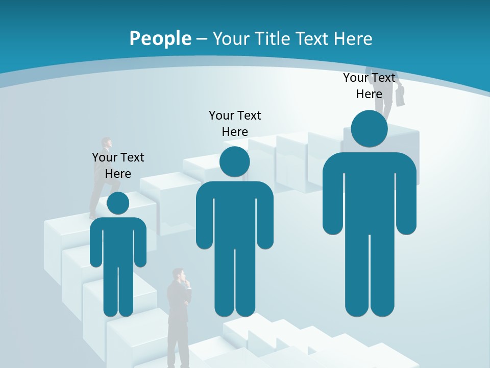 Success Challenge Man PowerPoint Template