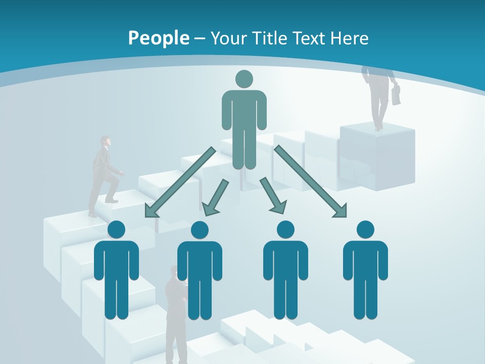 Success Challenge Man PowerPoint Template