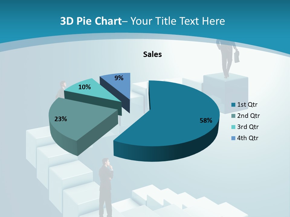Success Challenge Man PowerPoint Template