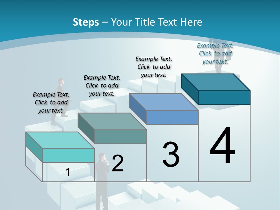 Success Challenge Man PowerPoint Template