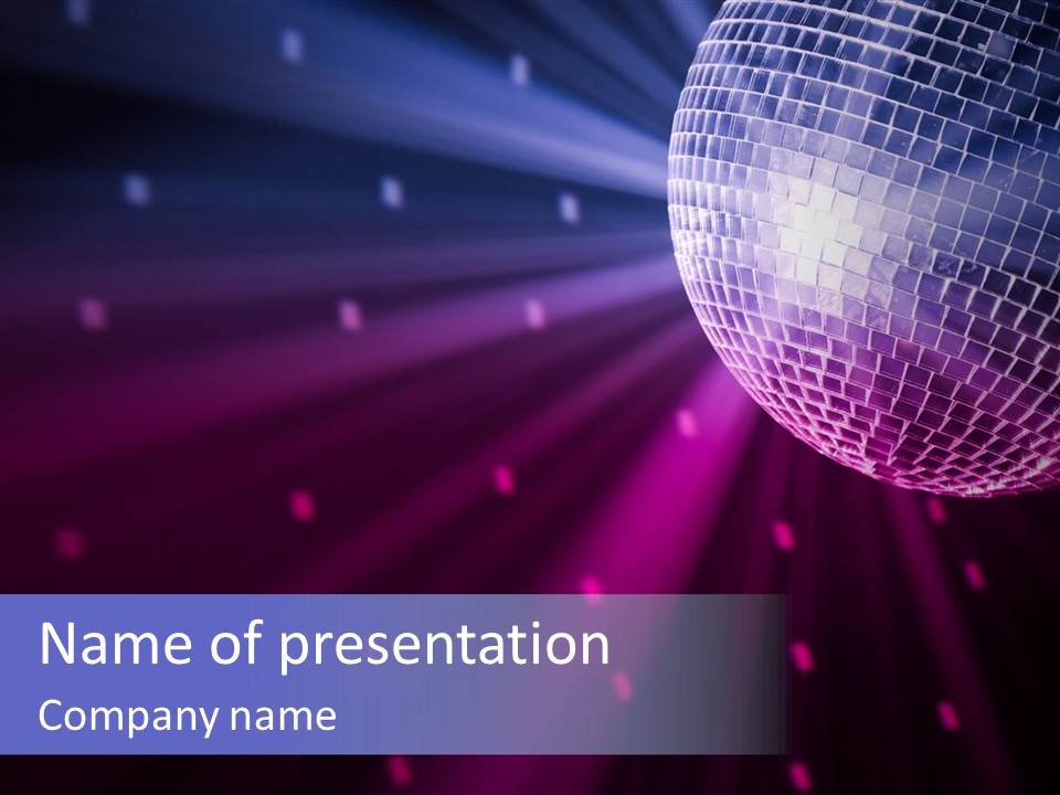 Holiday Cosmic Leisure PowerPoint Template