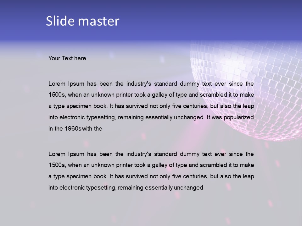 Holiday Cosmic Leisure PowerPoint Template