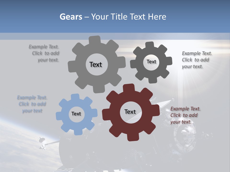 Technology Lit Cloud PowerPoint Template