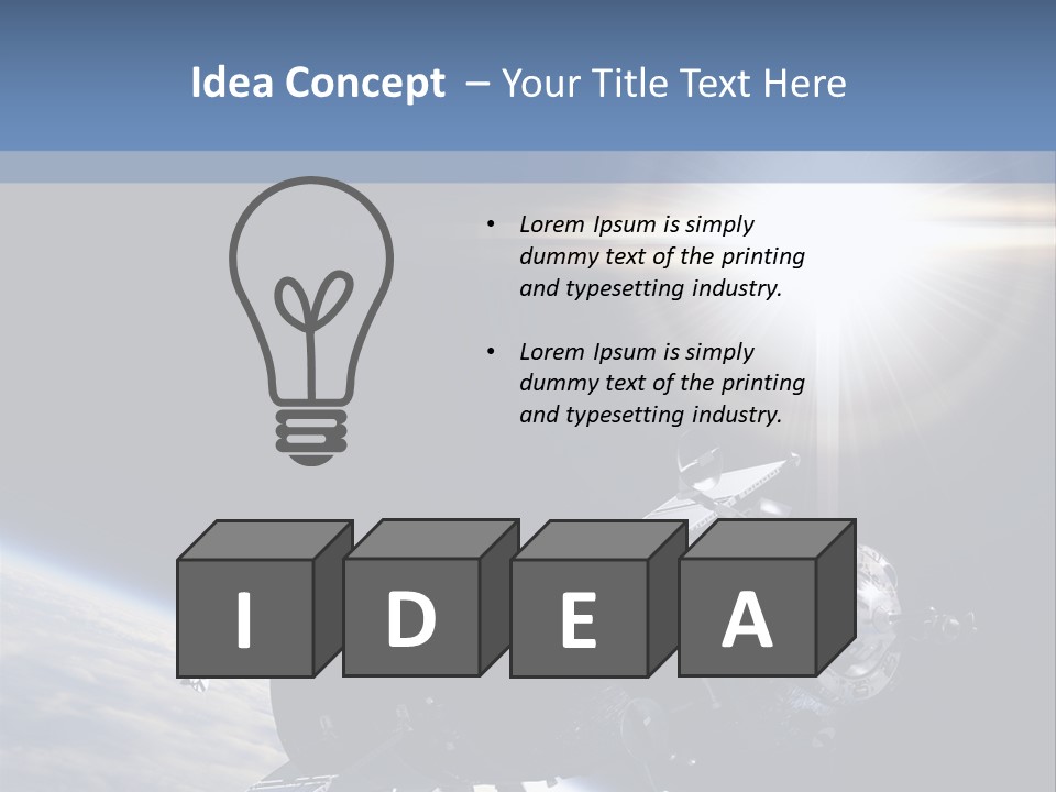 Technology Lit Cloud PowerPoint Template