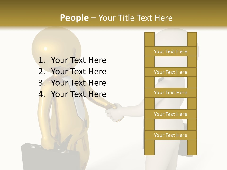 Men Work Person PowerPoint Template