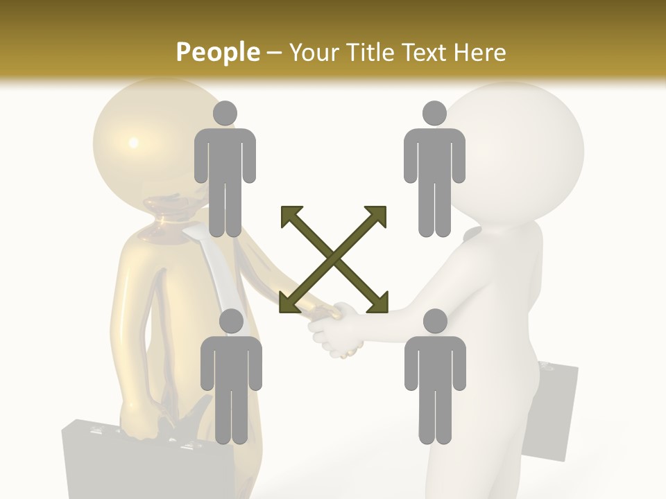 Men Work Person PowerPoint Template