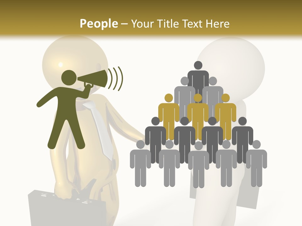 Men Work Person PowerPoint Template