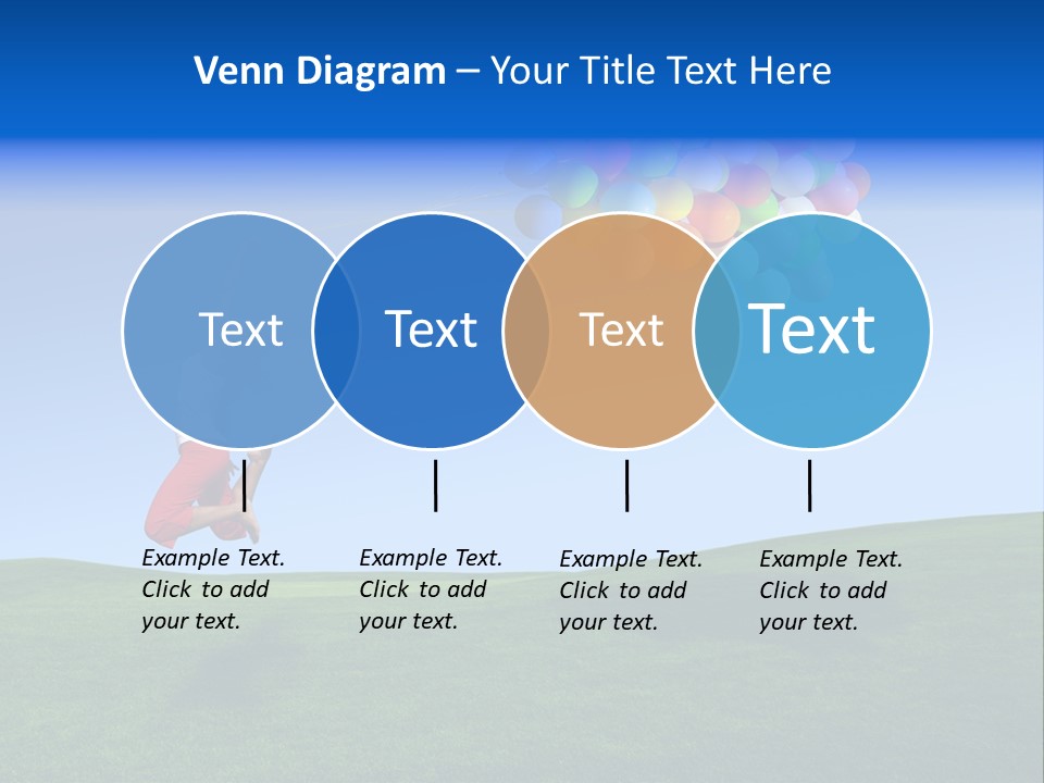 Girl Sky Smile PowerPoint Template
