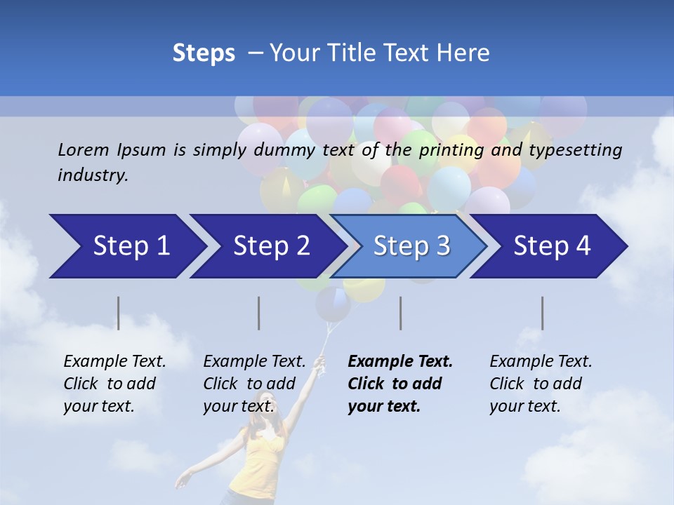 Happy Lifestyle Fluctuate PowerPoint Template