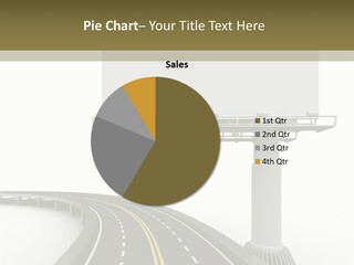 Border Striped Bridge PowerPoint Template