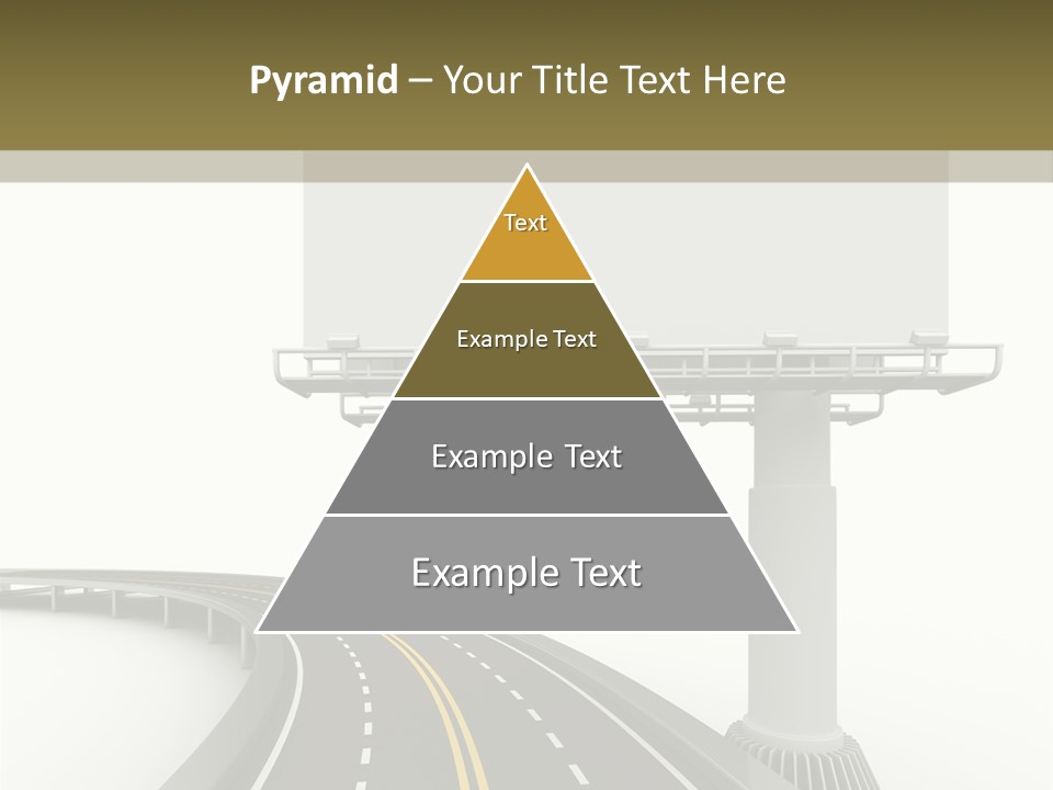 Border Striped Bridge PowerPoint Template