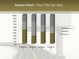 Border Striped Bridge PowerPoint Template