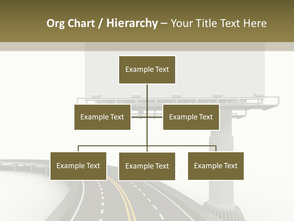 Border Striped Bridge PowerPoint Template