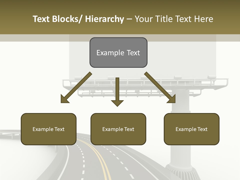 Border Striped Bridge PowerPoint Template