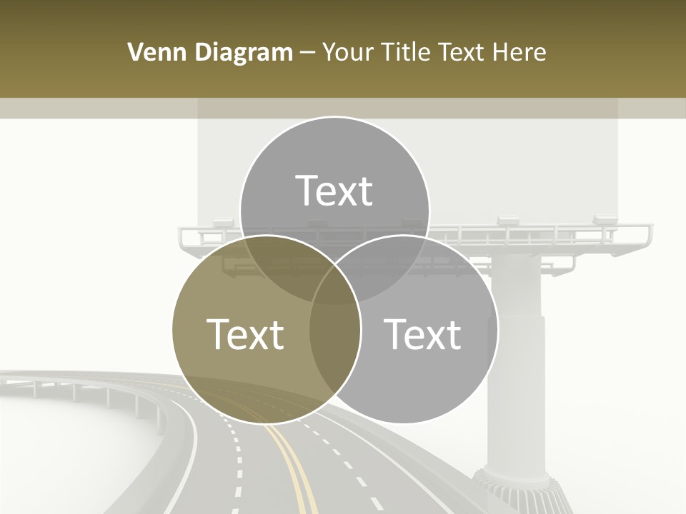 Border Striped Bridge PowerPoint Template