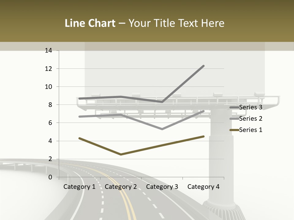 Border Striped Bridge PowerPoint Template