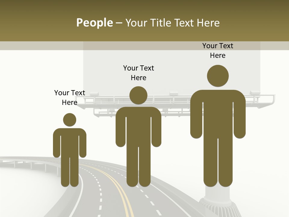 Border Striped Bridge PowerPoint Template