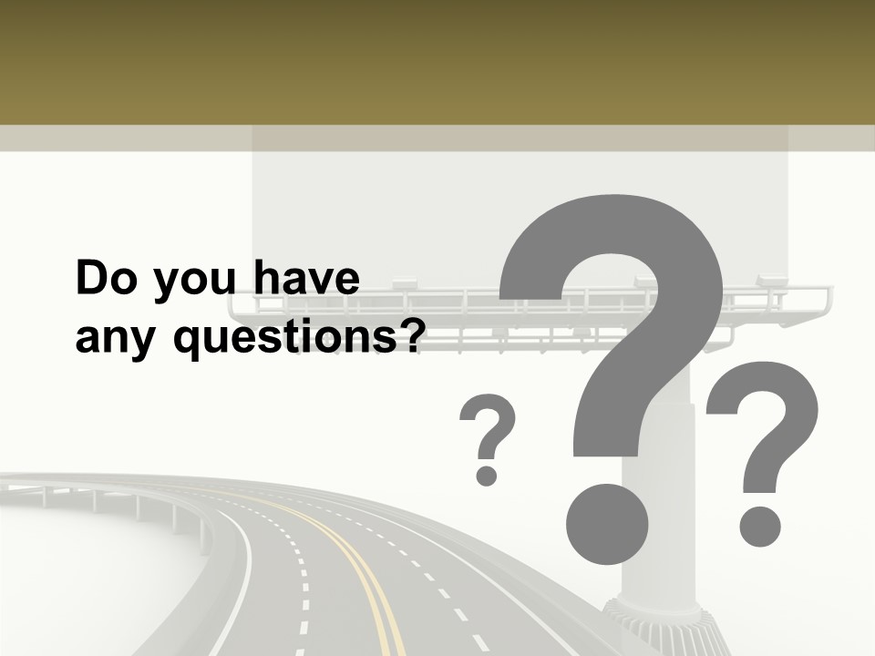 Border Striped Bridge PowerPoint Template