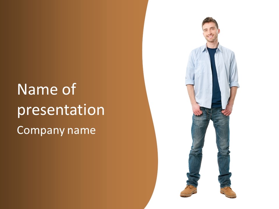 Cheerful Confident Joy PowerPoint Template