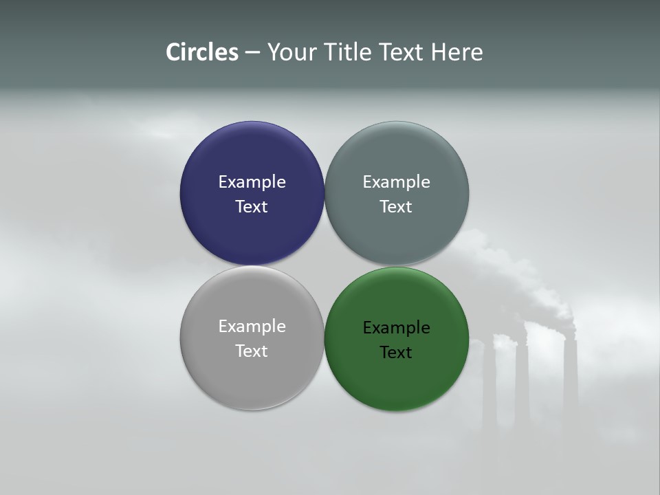 Pollution Industry Crisis PowerPoint Template