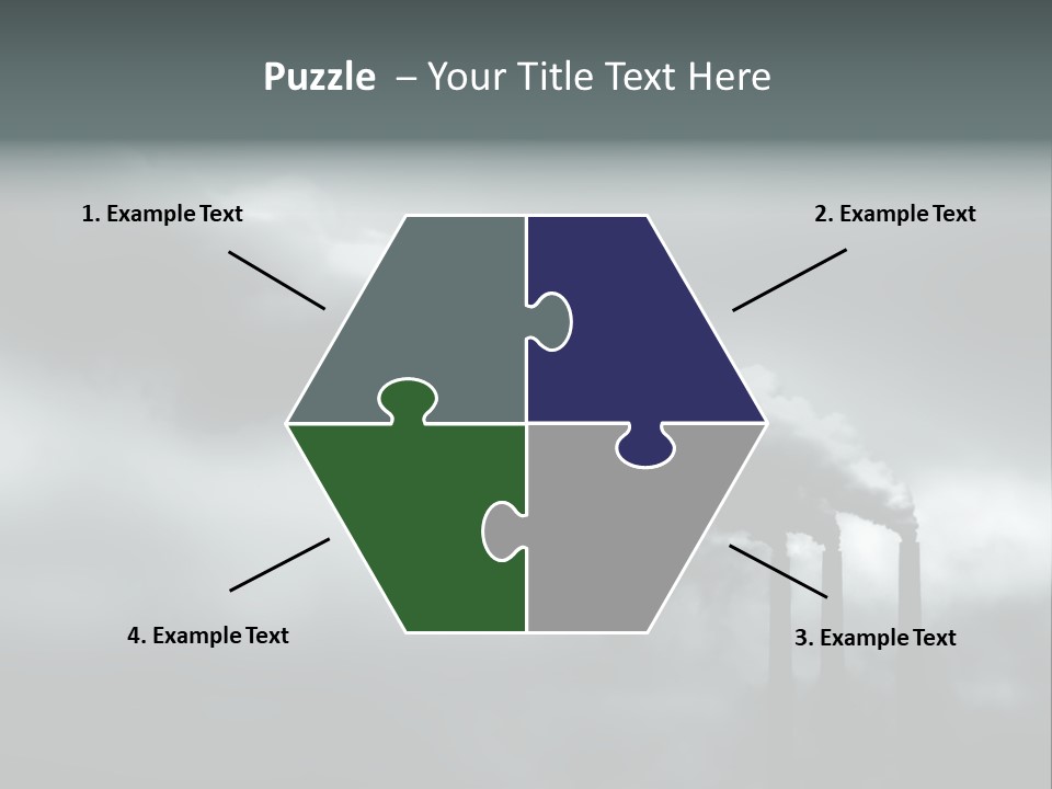 Pollution Industry Crisis PowerPoint Template
