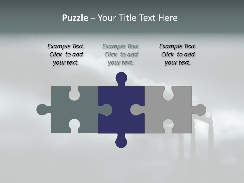 Pollution Industry Crisis PowerPoint Template