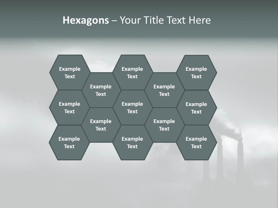 Pollution Industry Crisis PowerPoint Template