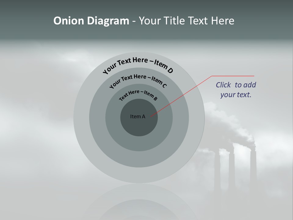 Pollution Industry Crisis PowerPoint Template
